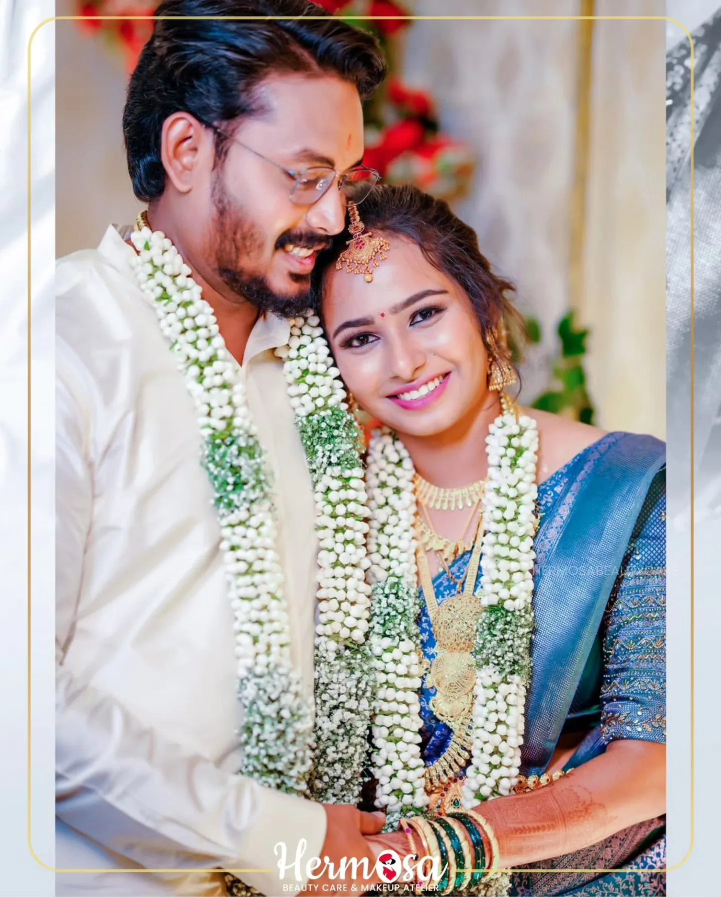 Bridal Makeover Look 2 - Hermosa Beauty Care Kottayam